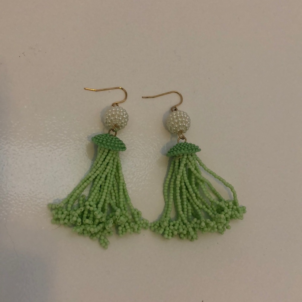 Beaded dangle earrings